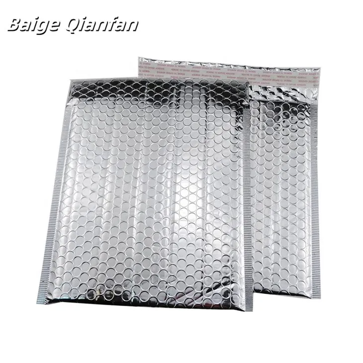 چاندی کے ورق بلبلا لفافے میں بولڈ میلر