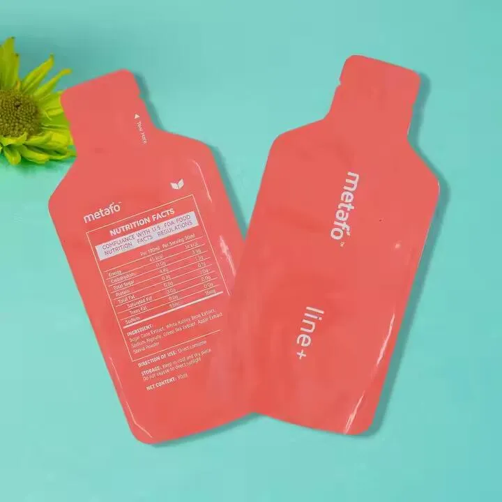 کسٹم شیپڈ تھری سائیڈ سیل مائلر پاؤچ بیوریج پیکیجنگ خصوصی شکل والے بیگ