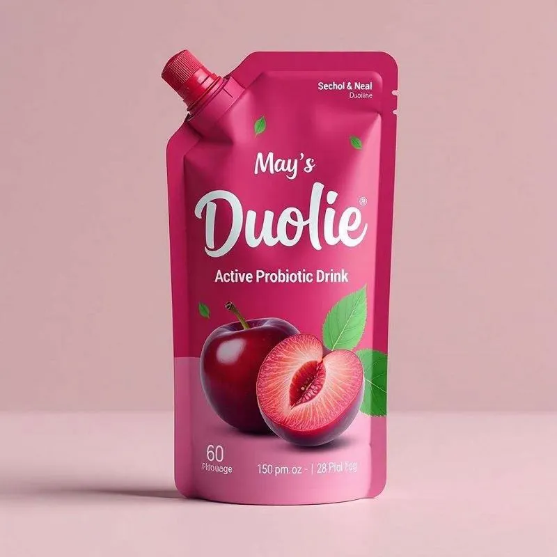 فیکٹری سپاؤٹ پاؤچ حسب ضرورت پلاسٹک دوبارہ قابل استعمال مائع اسٹینڈ اپ پاؤچ کے ساتھ سپاؤٹ ساس بیگ ڈرنک بیگ فروٹ جوس پاؤچ ڈوی پیک